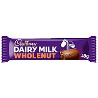 Cadbury chocolatina whole nuts 49 g