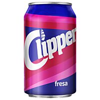 Clipper refresco de fresa 33 cl