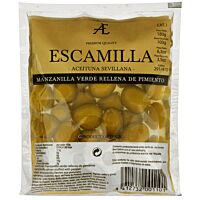 Escamilla aceituna relleno de pimiento 100 g