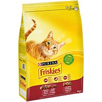 Friskies gato adulto buey, pollo y verduras 4 kg