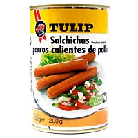 Tulip salchichas perrito caliente de pollo 200 g