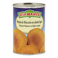 Diamante melocotón mitades en almíbar 420 g
