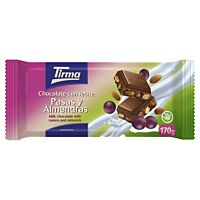 Tirma tableta de chocolate con pasas y almendras 170 g