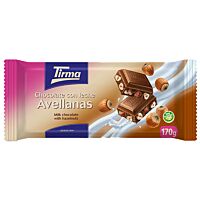 Tirma tableta de chocolate con leche y avellana 170 g