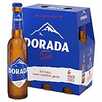 Dorada cerveza sin alcohol 6 x 25 cl