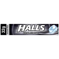 Halls caramelos de eucalipto extrafuerte sin azúcar 32 g