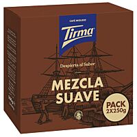 Tirma café mezcla suave 2 x 250 g