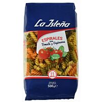 La Isleña macarrones espirales vegetales 500 g
