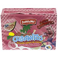 Bandama Cubanitos barquillos rellenos de crema 90 g