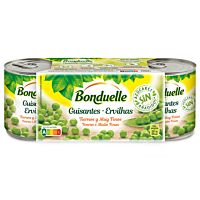 Bonduelle guisantes naturales muy finos 3 x 200 g