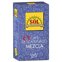 Sol café molido mezcla descafeinado 250 g