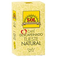 Sol café molido natural descafeinado 250 g
