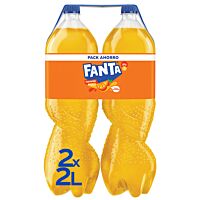 Fanta refresco de naranja 2x2 l
