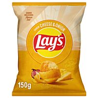 Lay's papas fritas sabor queso y cebolla 160 g
