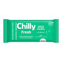 Chilly toallitas íntimas pocket gel verde 12 ud