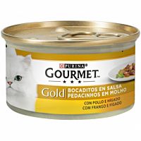 Purina Gourmet Gold pollo higado 85 gr