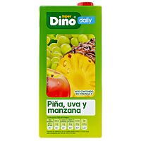 HiperDino zumo de piña y uva 1 l
