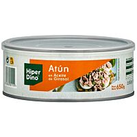 HiperDino atún en aceite de girasol 650 g