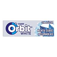 Orbit White chicles sabor menta suave 10 ud