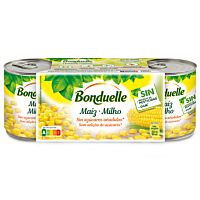 Bonduelle maíz dulce sin azúcares añadidos 3 x 150 g