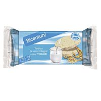 Bicentury tortitas de arroz integral con yogur 130 g