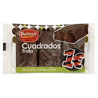 Dulcesol cuadrados trufa 3 uds. 222 gr