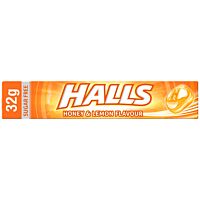 Halls caramelos de miel y limón sin azúcar 32 g
