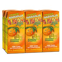 Simón Life bebida zumo de naranja 6 x 20 cl