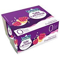 Kaiku sabor frambuesa desnatado sin lactosa 4 x 125 g