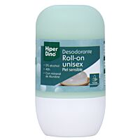 HiperDino desodorante piel sensible sin alcohol roll on 75 ml
