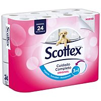 Scottex papel higiénico original 24 rollos