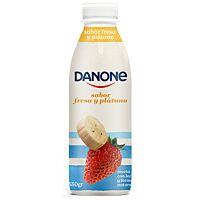 Danone bebible sabor fresa y plátano 550 g