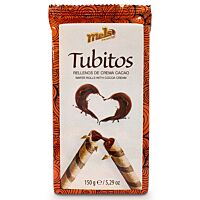 Mels tubitos rellenos de chocolate 160 g