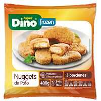 HiperDino nuggets de pollo 400 g