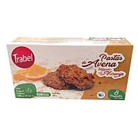 Trabel pastas de avena integrales con naranja 200 g