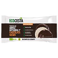Ecocesta tortitas de arroz chocolate negro 60 % eco 100 g