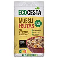 EcoCesta muesli con frutas bio 500 g