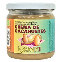Monki crema de cacahuetes tostados eco 330 g