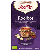 Yogi Tea infusión rooibos canela y jengibre 17 ud