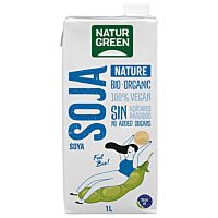 Naturgreen bebida soja nature bio 1 lt