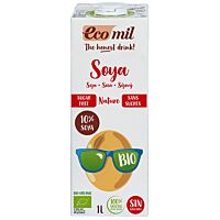 Ecomil bebida de soja nature sin azúcar bio 1 l
