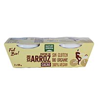 Natrugreen postre arroz chocolate 2x125 gr