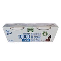 Naturgreen postre de coco y cacao eco 2 x 125 g