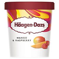 Häagen-Dazs helado de mango y frambuesa 448 g