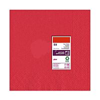 Servilletas burdeos 40 x 40 cm 50 ud