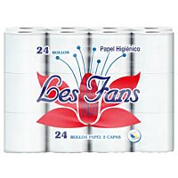 Les Fans papel higiénico 24 ud