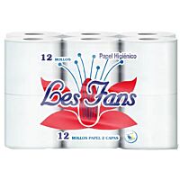 Les Fans papel higiénico 12 ud
