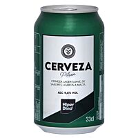 HiperDino cerveza 33 cl