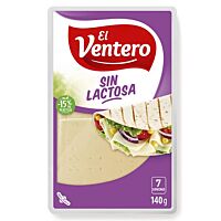 Ventero queso tierno lonchas sin lactosa 140 g
