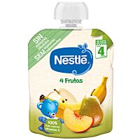 Nestlé postre pouch de 4 frutas 90 g